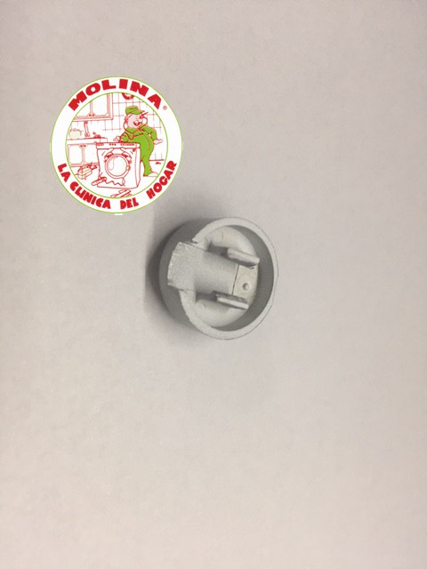 Pulsador encendido lavavajillas Fagor, plata.