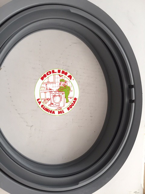 Goma puerta escotilla lavadora, LG 7kgs. sin iris.