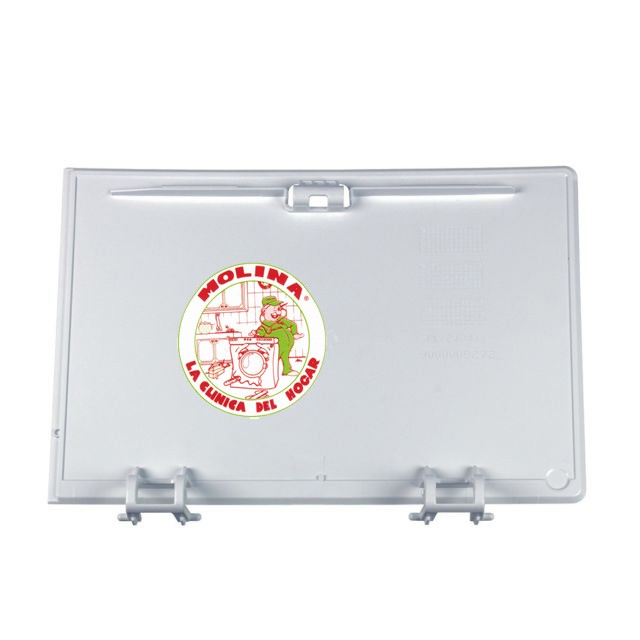 Tapa inferior frontal secadora Bosch, Balay, Siemens, Neff,, 26x18 cm.