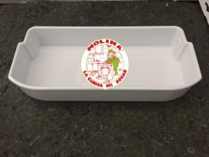 Caja mantequera frigorífico Bosch, 12,5x4x9,7 cm.