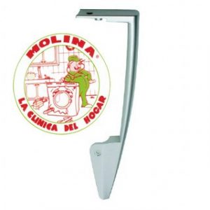 Tirador puerta frigorífico Hoover, Candy, plateado.