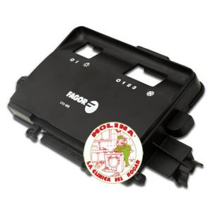 Panel mandos campana extractora Fagor, Edesa, Aspes, negro, 24x13 cm.