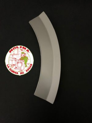 Maneta-cierre puerta escotilla lavadora Bosch, Balay, Siemens, plateada.