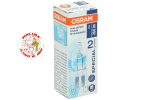 Bombilla halógena 2pin G9, 25W, 220V, horno 200º.