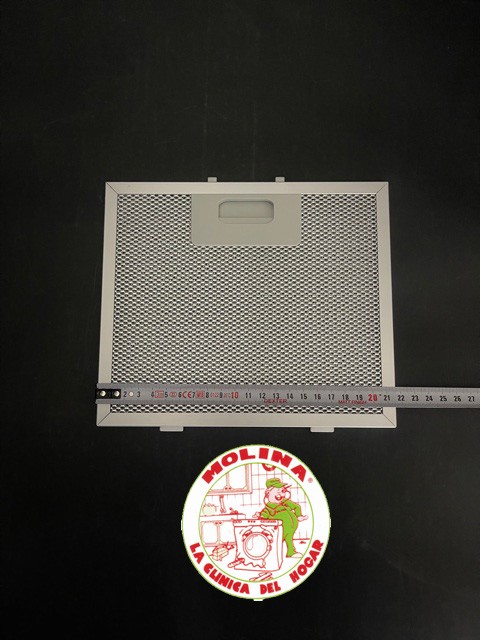 Filtro metálico campana Fagor, Cata, 18,3x21,6 cm.