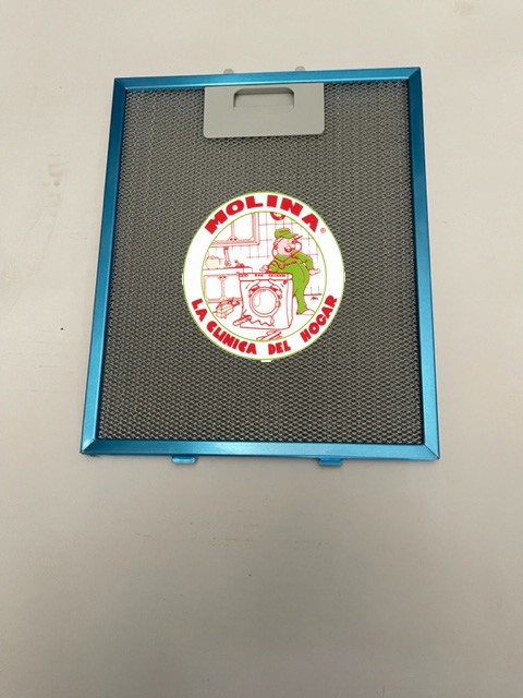 FILTRO METALICO CAMPANA EXTRACTORA, IKEA, WHIRLPOOL, 21.8X26.7 Cm.