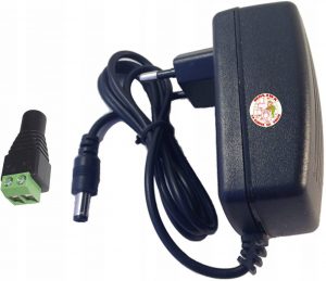 TRANSFORMADOR - ALIMENTADOR EXTERIOR IRRIGADOR 110-220V.~ 12V.- 2.0A,