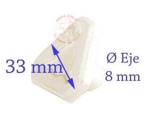 Embrague para el giro del tripode plato microondas Teka, Fagor. etc.