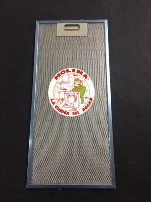 FILTRO METÁLICO CAMPANA EXTRACTORA WHIRLPOOL 18,5X45,5Cm.